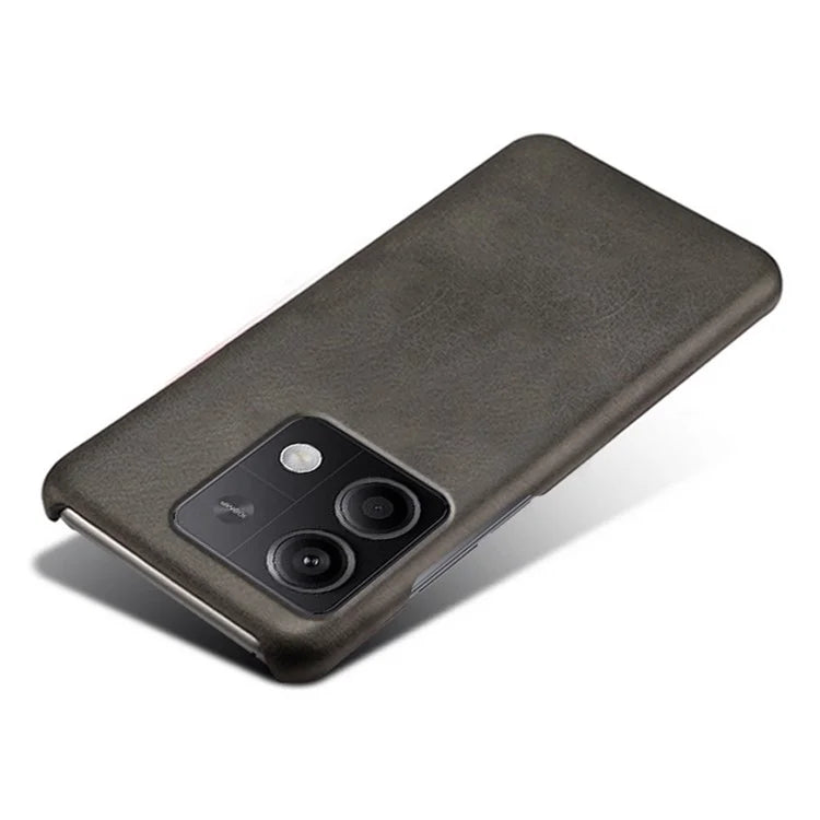 For Xiaomi Redmi Note 13 5G Case Calf Texture Anti-Drop PU+PC Phone Shell