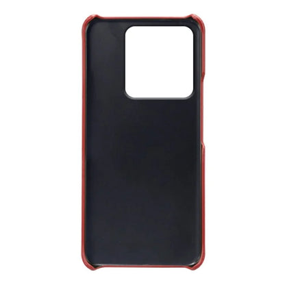 For Xiaomi Redmi Note 13 5G Case Calf Texture Anti-Drop PU+PC Phone Shell