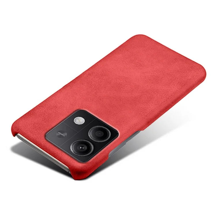 For Xiaomi Redmi Note 13 5G Case Calf Texture Anti-Drop PU+PC Phone Shell