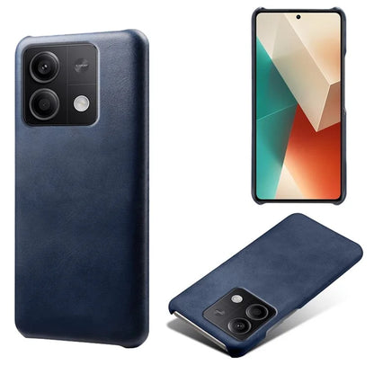 For Xiaomi Redmi Note 13 5G Case Calf Texture Anti-Drop PU+PC Phone Shell