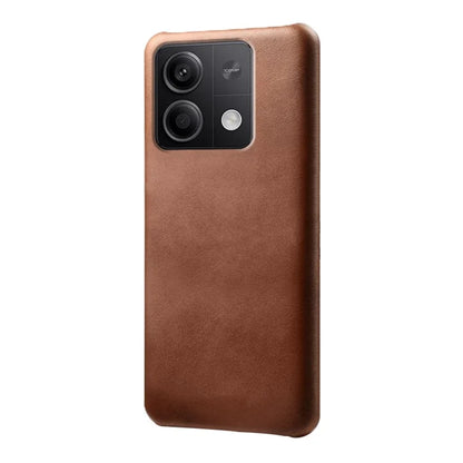 For Xiaomi Redmi Note 13 5G Case Calf Texture Anti-Drop PU+PC Phone Shell