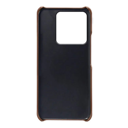 For Xiaomi Redmi Note 13 5G Case Calf Texture Anti-Drop PU+PC Phone Shell