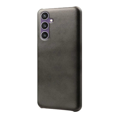 For Samsung Galaxy S23 FE Case PU Leather + PC Anti-Scratch Calf Texture Phone Cover