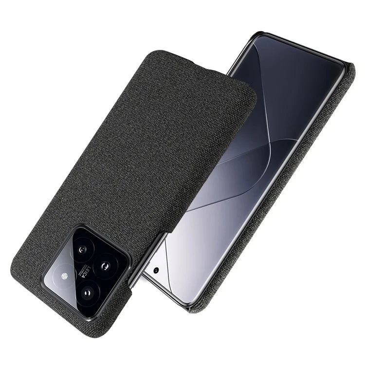 For Xiaomi 14 Pro Anti-Scratch Phone Case Cloth+PC Shell Phone Cover