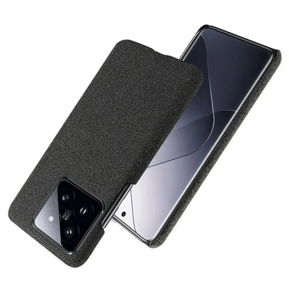 For Xiaomi 14 Pro Anti-Scratch Phone Case Cloth+PC Shell Phone Cover