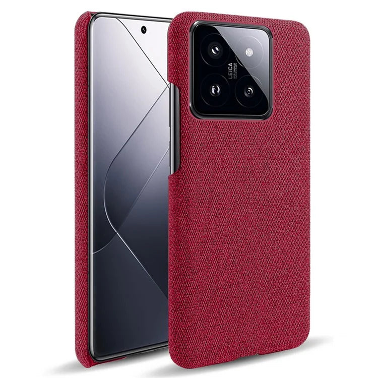 For Xiaomi 14 Pro Anti-Scratch Phone Case Cloth+PC Shell Phone Cover