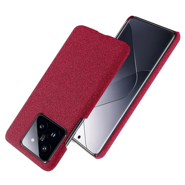 For Xiaomi 14 Pro Anti-Scratch Phone Case Cloth+PC Shell Phone Cover
