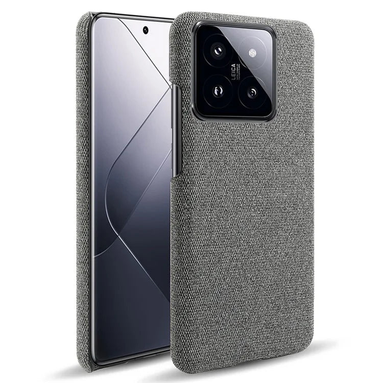 For Xiaomi 14 Pro Anti-Scratch Phone Case Cloth+PC Shell Phone Cover