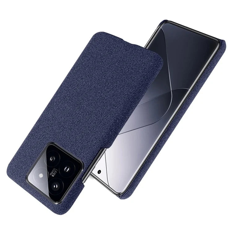 For Xiaomi 14 Pro Anti-Scratch Phone Case Cloth+PC Shell Phone Cover