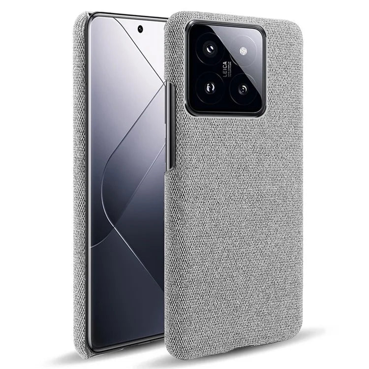 For Xiaomi 14 Pro Anti-Scratch Phone Case Cloth+PC Shell Phone Cover