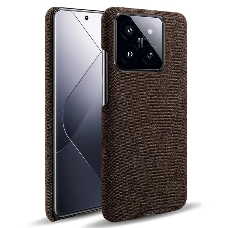 For Xiaomi 14 Pro Anti-Scratch Phone Case Cloth+PC Shell Phone Cover