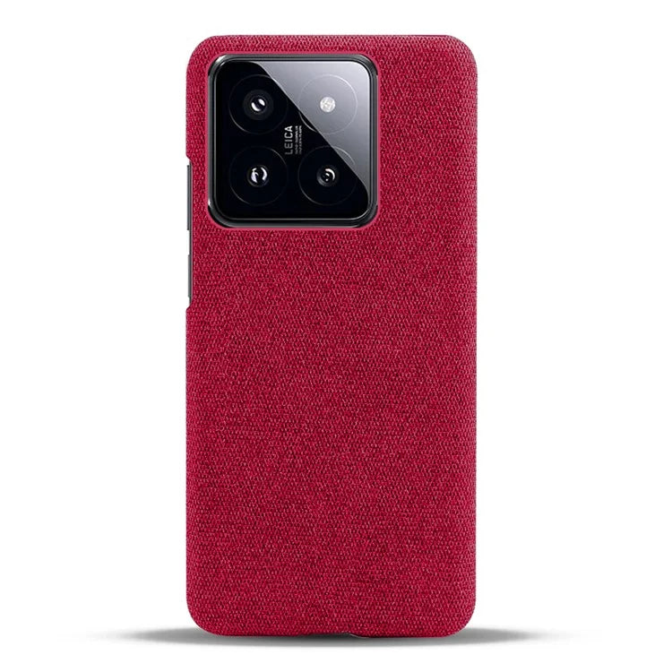 Slim Smartphone Cover for Xiaomi 14 Case Shockproof Cloth+PC Phone Shell