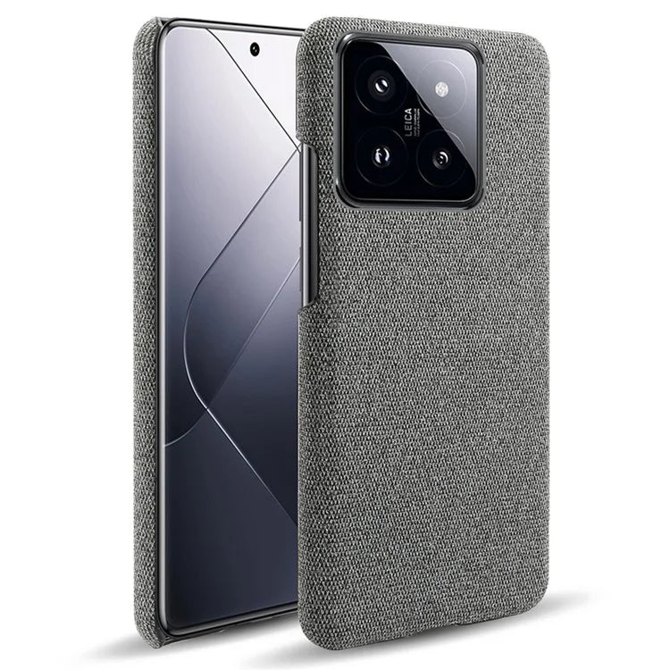 Slim Smartphone Cover for Xiaomi 14 Case Shockproof Cloth+PC Phone Shell