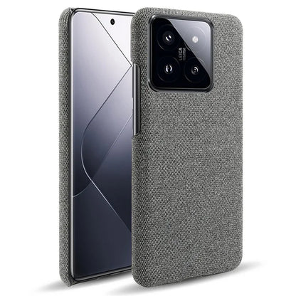 Slim Smartphone Cover for Xiaomi 14 Case Shockproof Cloth+PC Phone Shell