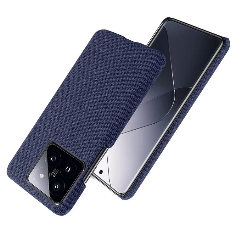 Slim Smartphone Cover for Xiaomi 14 Case Shockproof Cloth+PC Phone Shell