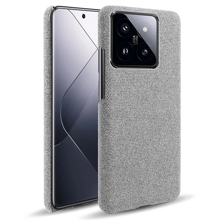 Slim Smartphone Cover for Xiaomi 14 Case Shockproof Cloth+PC Phone Shell