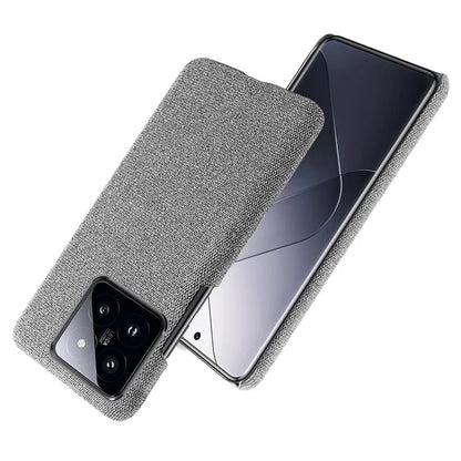 Slim Smartphone Cover for Xiaomi 14 Case Shockproof Cloth+PC Phone Shell
