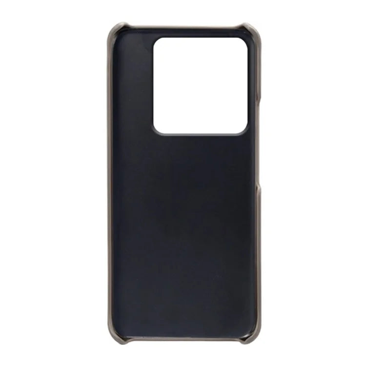 For Xiaomi 14 Case Dual Card Slots PU Leather Coated PC Protective Phone Cover
