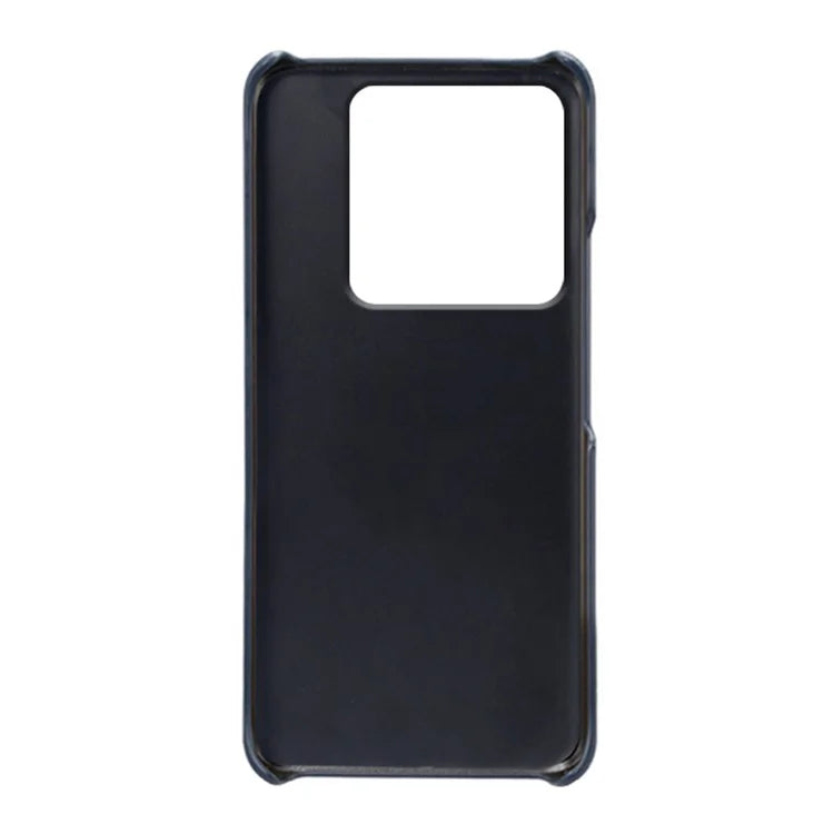 For Xiaomi 14 Case Dual Card Slots PU Leather Coated PC Protective Phone Cover