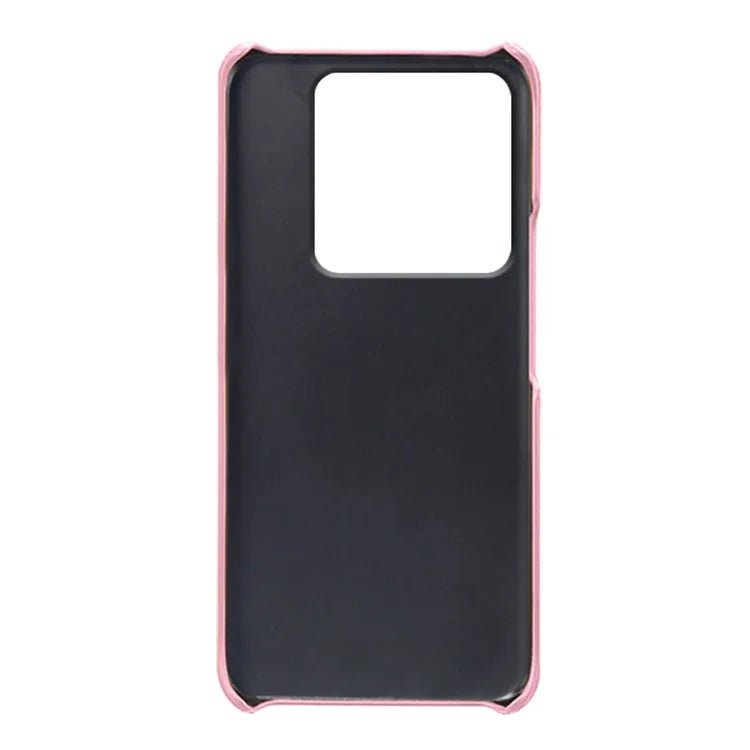 For Xiaomi 14 Pro Case Dual Card Slots PU Leather+PC Anti-drop Phone Cover
