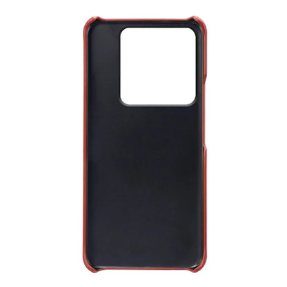 For Xiaomi 14 Pro Case Dual Card Slots PU Leather+PC Anti-drop Phone Cover