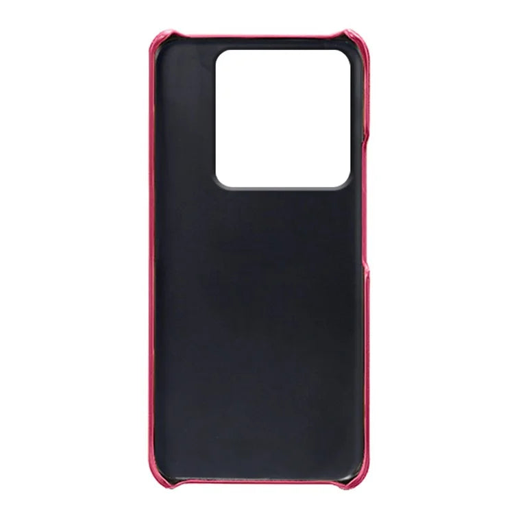 For Xiaomi 14 Pro Case Dual Card Slots PU Leather+PC Anti-drop Phone Cover