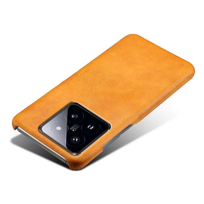 For Xiaomi 14 Case Calf Texture PU Leather + PC Phone Shockproof Cover