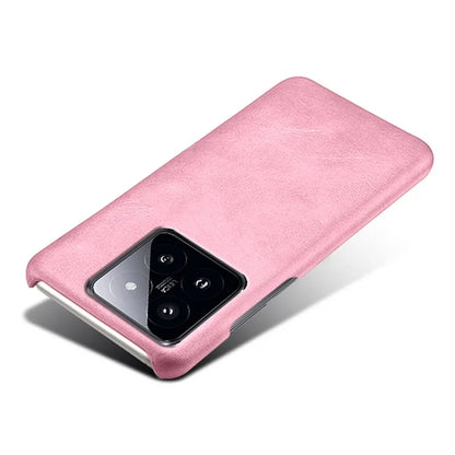 For Xiaomi 14 Case Calf Texture PU Leather + PC Phone Shockproof Cover