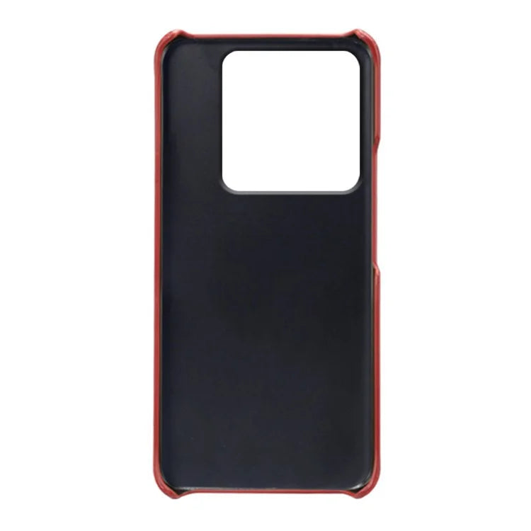 For Xiaomi 14 Case Calf Texture PU Leather + PC Phone Shockproof Cover