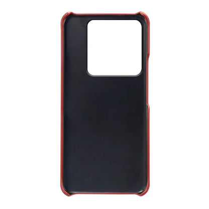 For Xiaomi 14 Case Calf Texture PU Leather + PC Phone Shockproof Cover