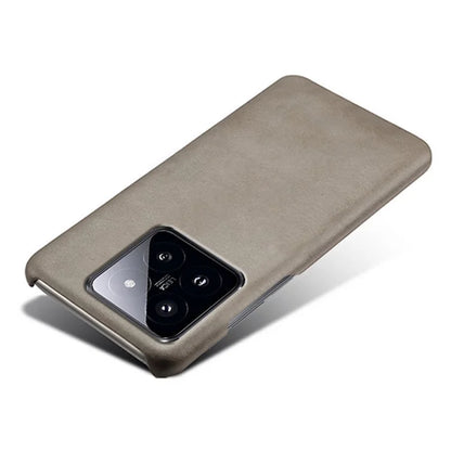 For Xiaomi 14 Case Calf Texture PU Leather + PC Phone Shockproof Cover