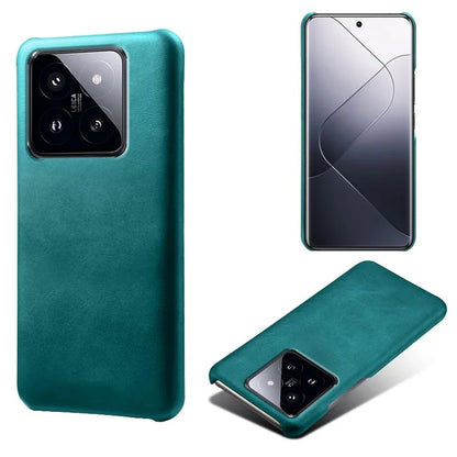 For Xiaomi 14 Case Calf Texture PU Leather + PC Phone Shockproof Cover