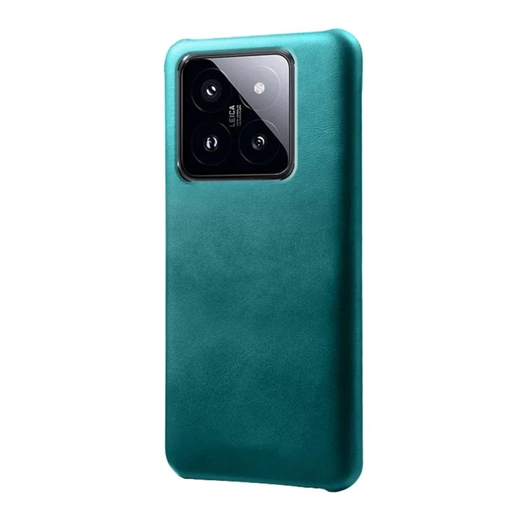 For Xiaomi 14 Case Calf Texture PU Leather + PC Phone Shockproof Cover