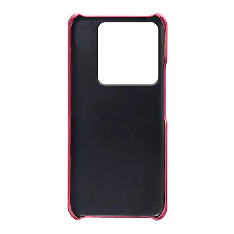 For Xiaomi 14 Case Calf Texture PU Leather + PC Phone Shockproof Cover