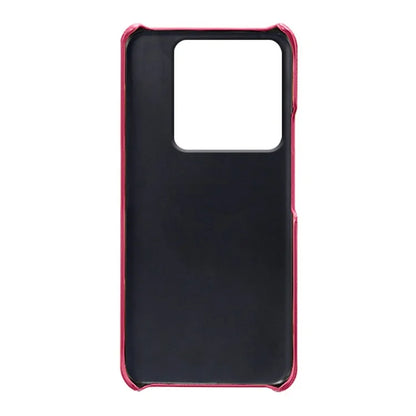 For Xiaomi 14 Case Calf Texture PU Leather + PC Phone Shockproof Cover