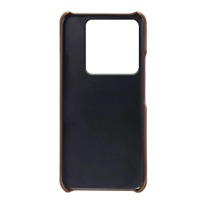 For Xiaomi 14 Case Calf Texture PU Leather + PC Phone Shockproof Cover