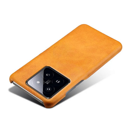 For Xiaomi 14 Pro Slim-Fit PU Leather + PC Calf Texture Case Protective Phone Cover