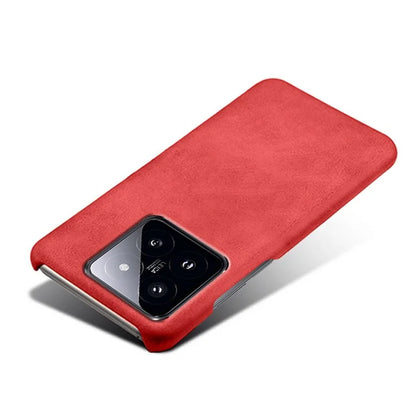 For Xiaomi 14 Pro Slim-Fit PU Leather + PC Calf Texture Case Protective Phone Cover