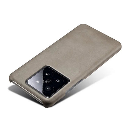 For Xiaomi 14 Pro Slim-Fit PU Leather + PC Calf Texture Case Protective Phone Cover