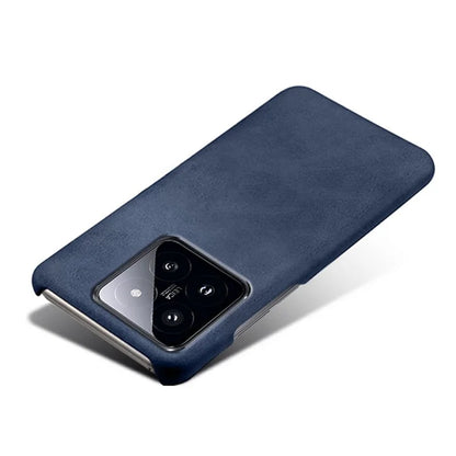 For Xiaomi 14 Pro Slim-Fit PU Leather + PC Calf Texture Case Protective Phone Cover