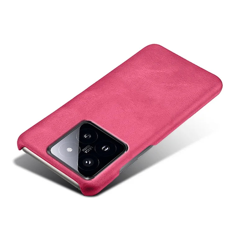 For Xiaomi 14 Pro Slim-Fit PU Leather + PC Calf Texture Case Protective Phone Cover