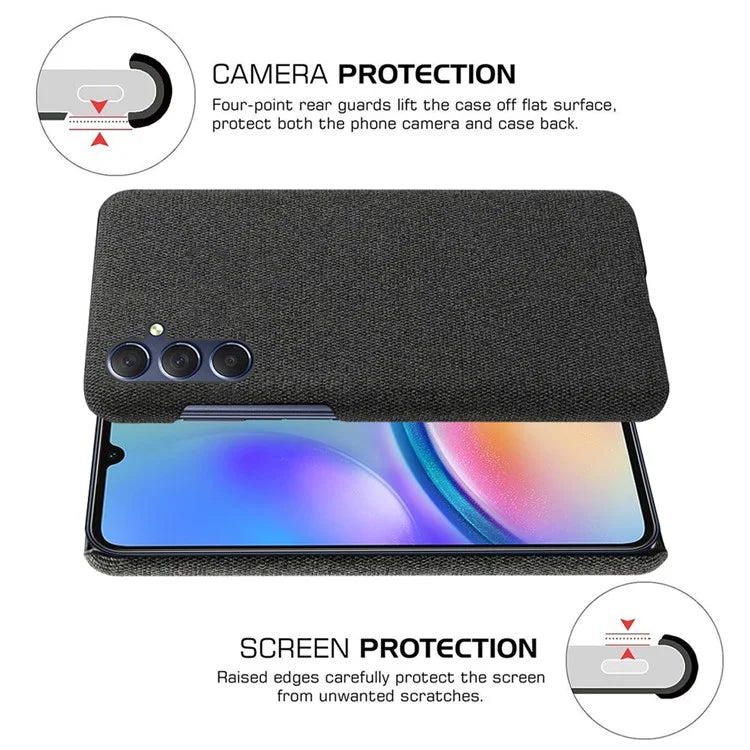 Shockproof Cover for Samsung Galaxy A05s 4G Case Cloth+PC Cell Phone Shell