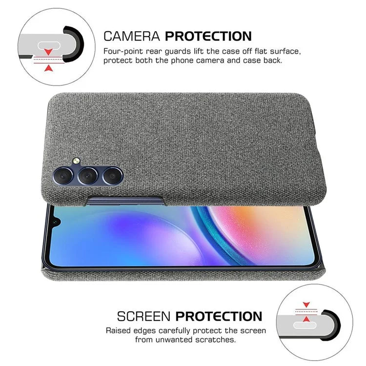 Shockproof Cover for Samsung Galaxy A05s 4G Case Cloth+PC Cell Phone Shell