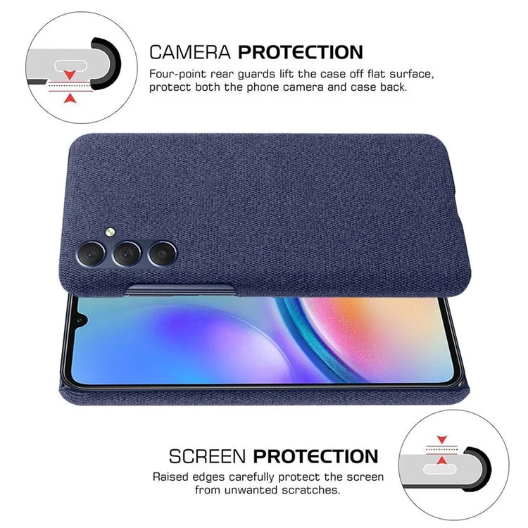 Shockproof Cover for Samsung Galaxy A05s 4G Case Cloth+PC Cell Phone Shell