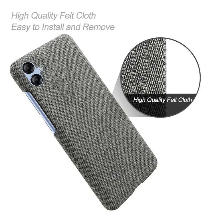 Smartphone Cover for Samsung Galaxy A05 4G Case Dustproof Cloth+PC Phone Shell