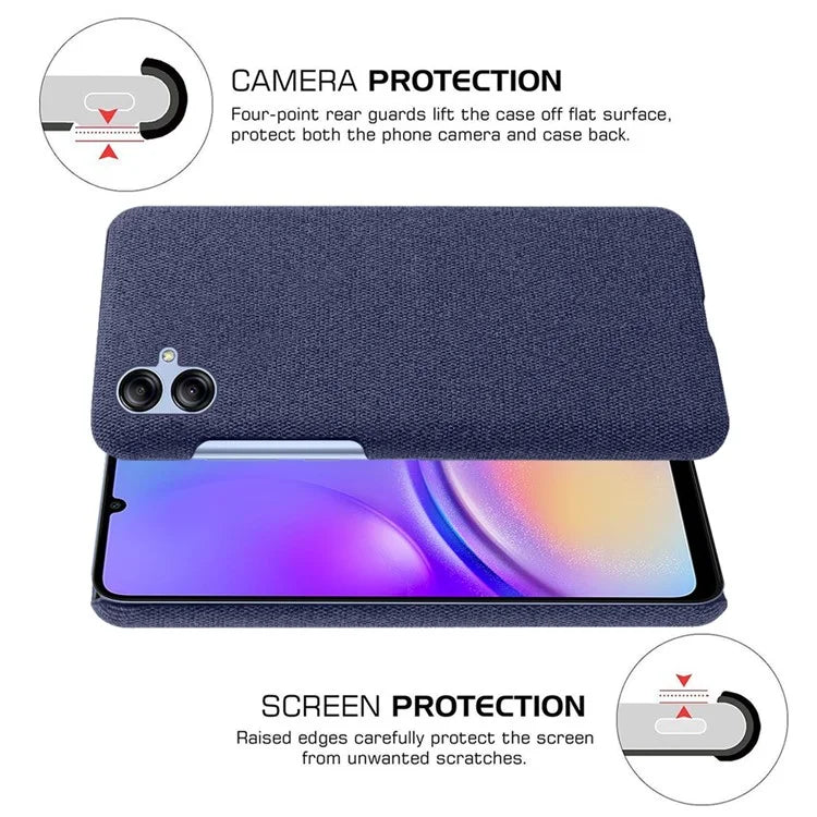 Smartphone Cover for Samsung Galaxy A05 4G Case Dustproof Cloth+PC Phone Shell