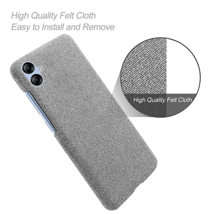 Smartphone Cover for Samsung Galaxy A05 4G Case Dustproof Cloth+PC Phone Shell