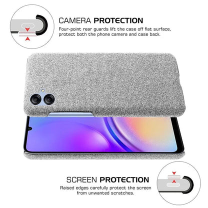 Smartphone Cover for Samsung Galaxy A05 4G Case Dustproof Cloth+PC Phone Shell