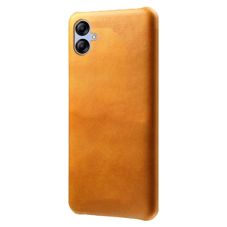 For Samsung Galaxy A05 4G Calf Texture PU Leather + PC Phone Case Anti-Scratch Phone Cover