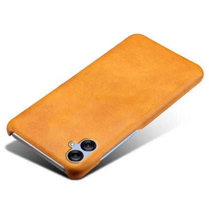 For Samsung Galaxy A05 4G Calf Texture PU Leather + PC Phone Case Anti-Scratch Phone Cover